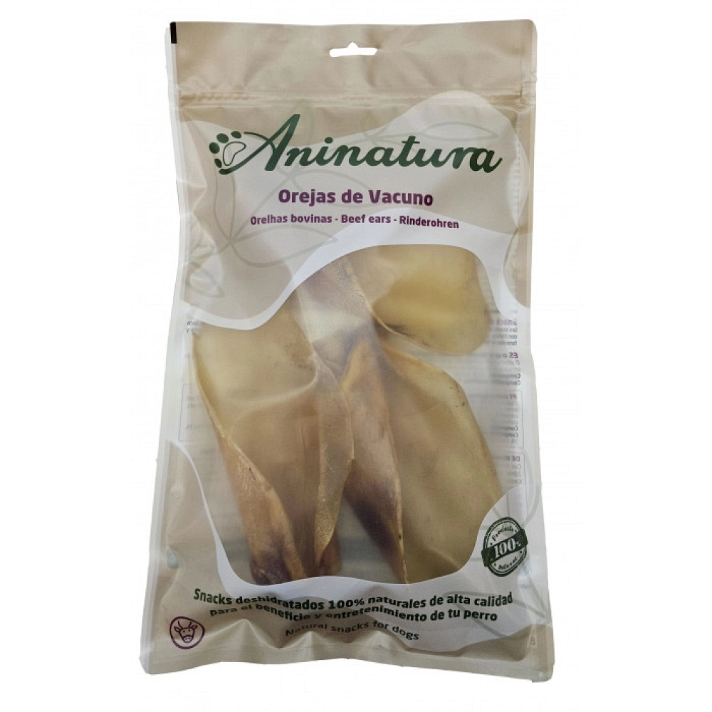ANINATURA OREJAS DE VACUNO XL