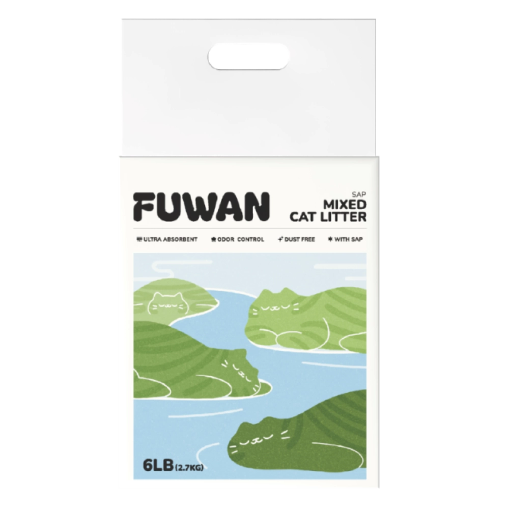 FUWAN ARENA AGLOMERANTE TOFU Y SAP CON CARBÓN ACTIVO FUWAN ARENA AGLOMERANTE TOFU Y SAP CON CARBÓN ACTIVO
