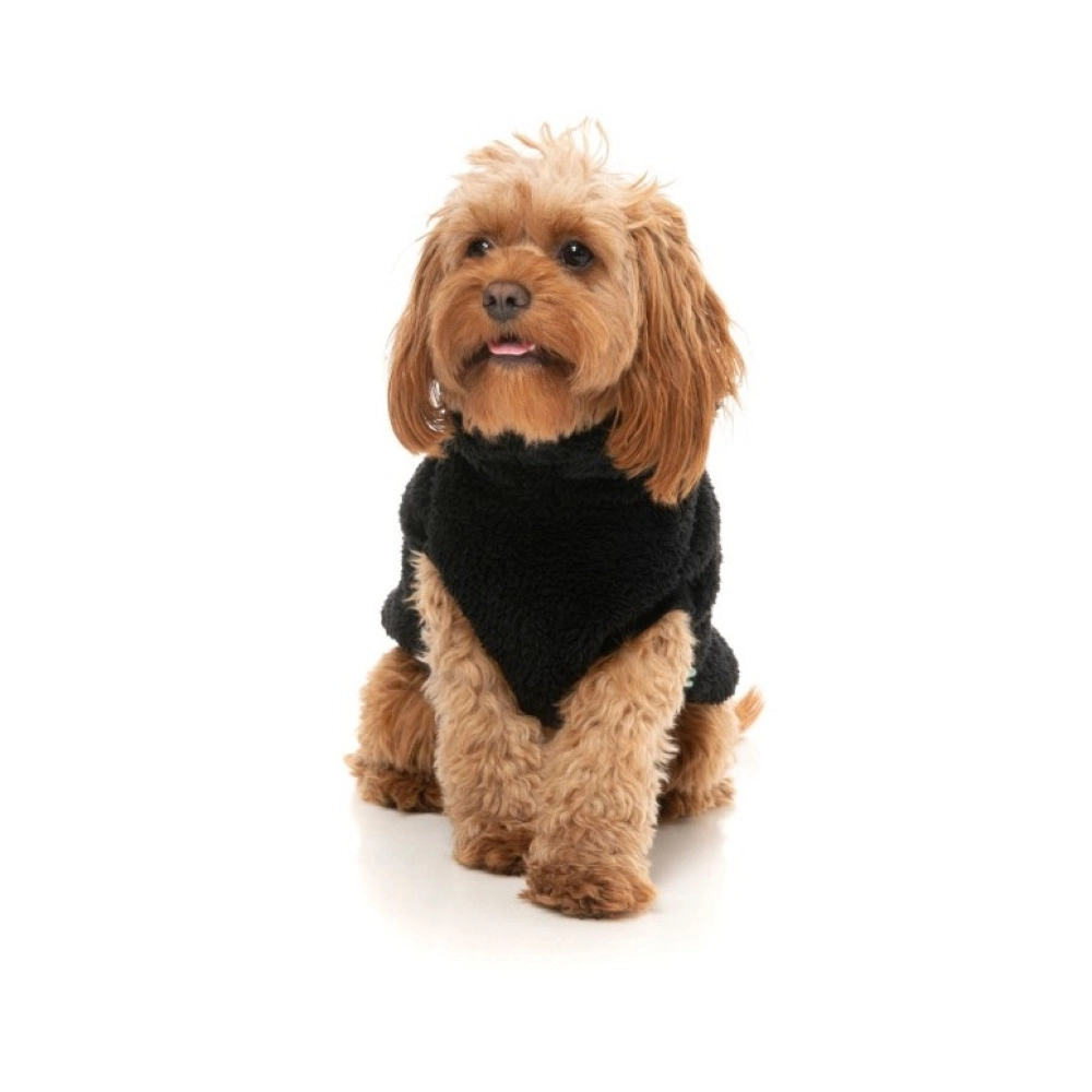 FUZZYARD FORRO POLAR TURTLE TEDDY NEGRO