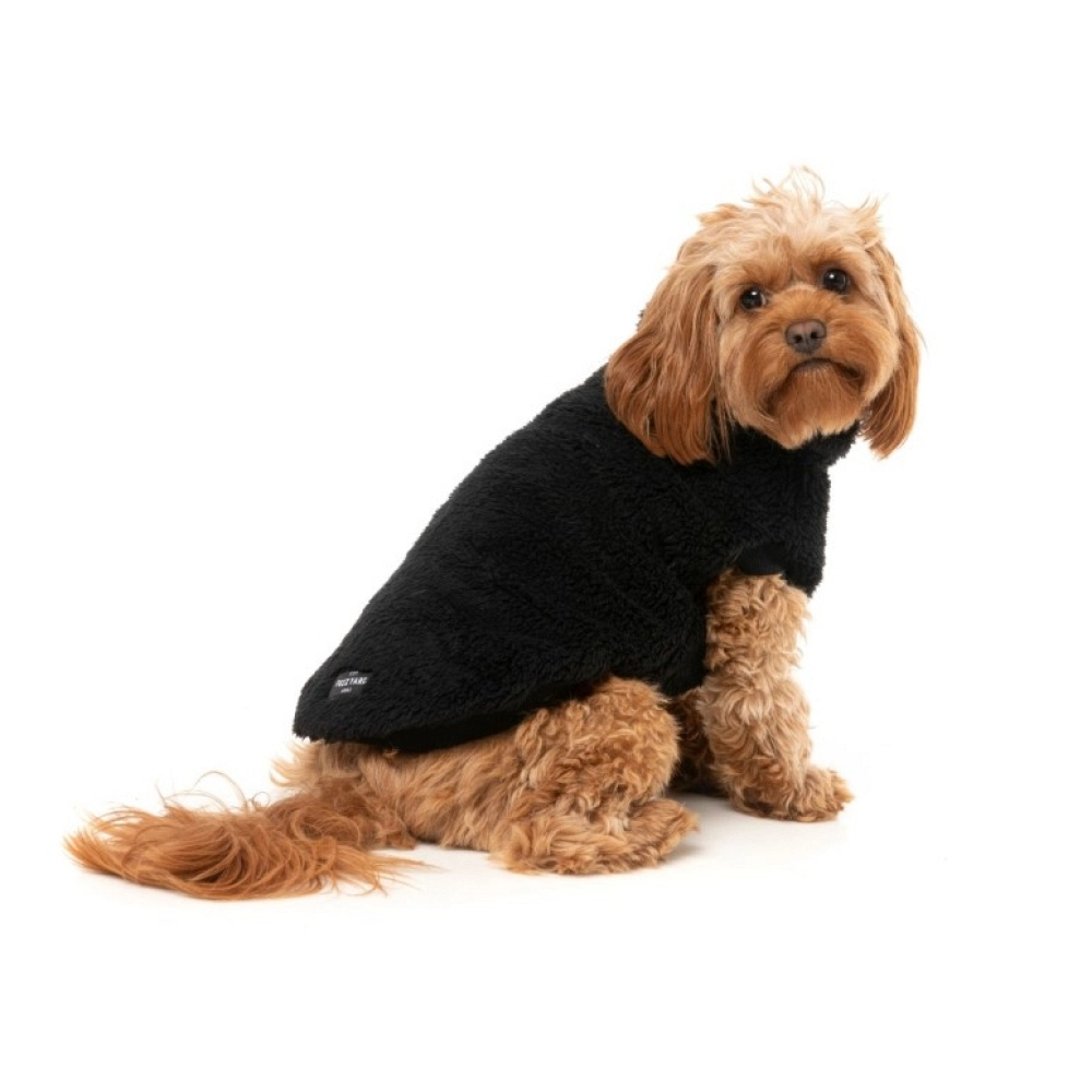 FUZZYARD FORRO POLAR TURTLE TEDDY NEGRO