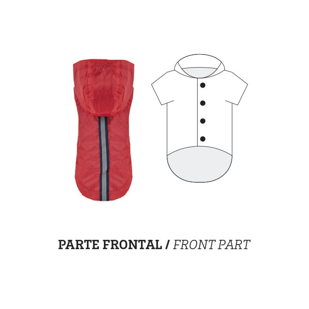 IMPERMEABLE REFLECTANTE ROJO IMPERMEABLE REFLECTANTE ROJO