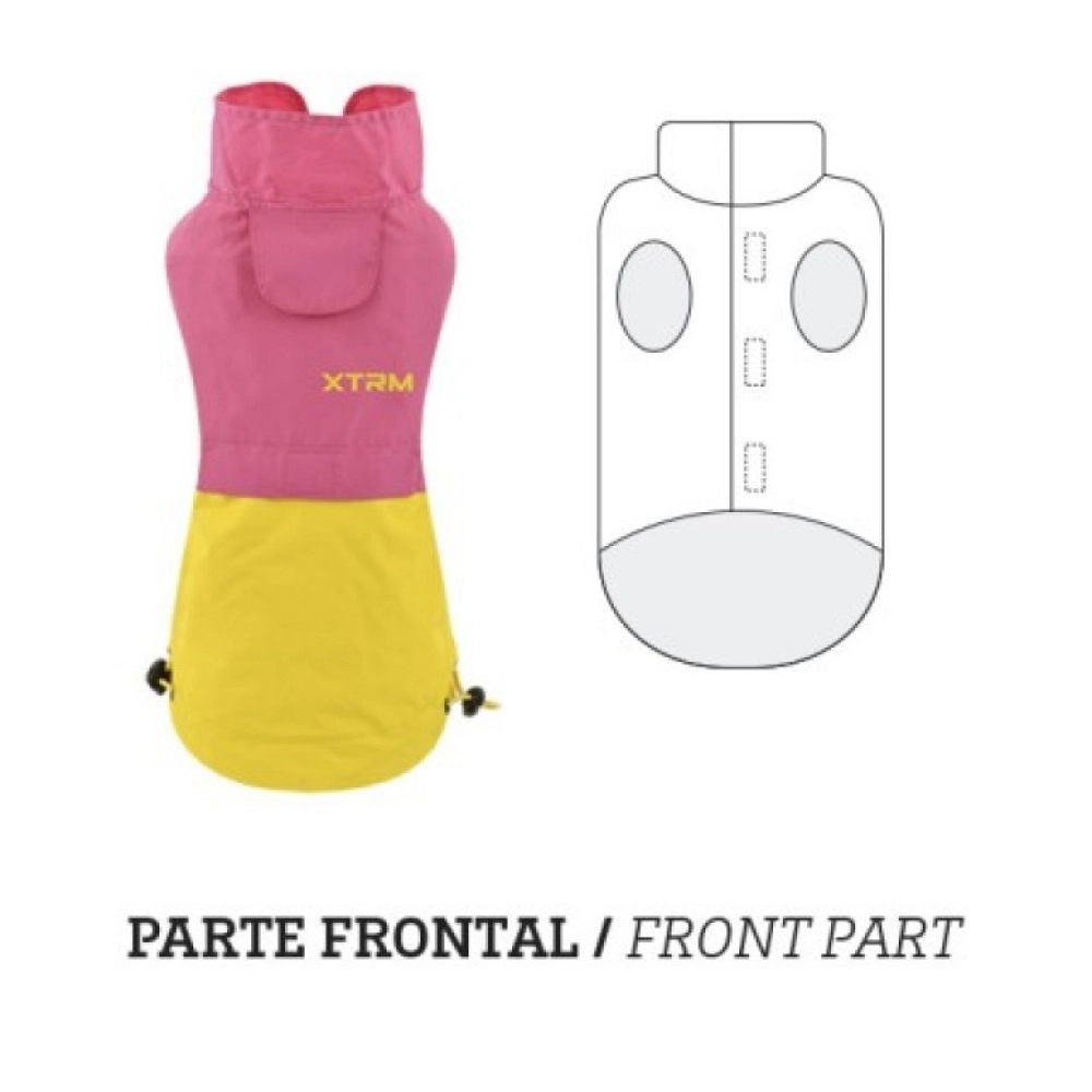 IMPERMEABLE XTRM ROSA/AMARILLO
