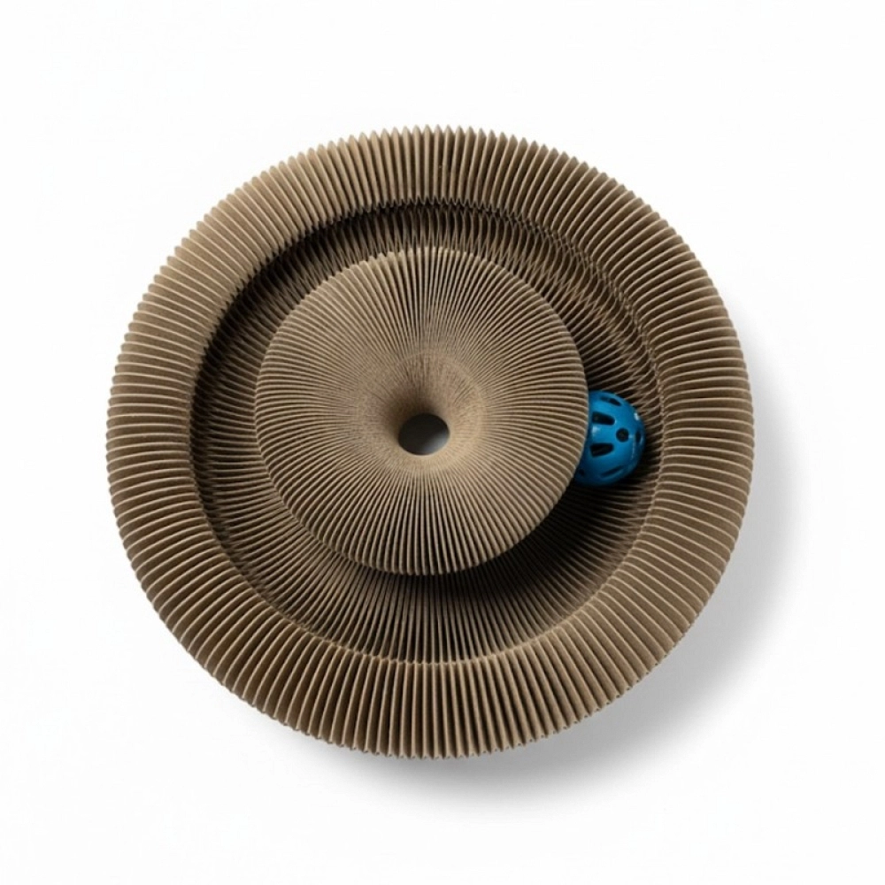 KITTY MASTERS RASCADOR DE CARTÓN ACORDEÓN 21x11cm