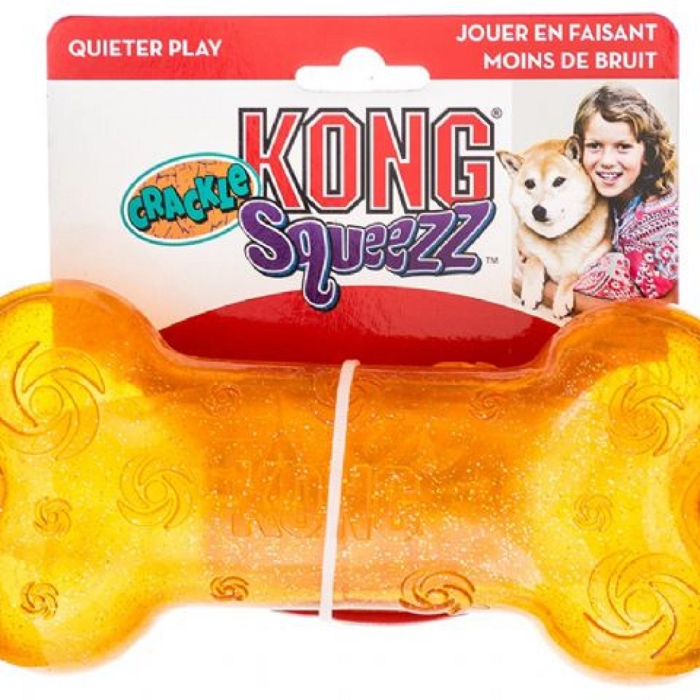 KONG SQUEEZZ CRACKLE BONE