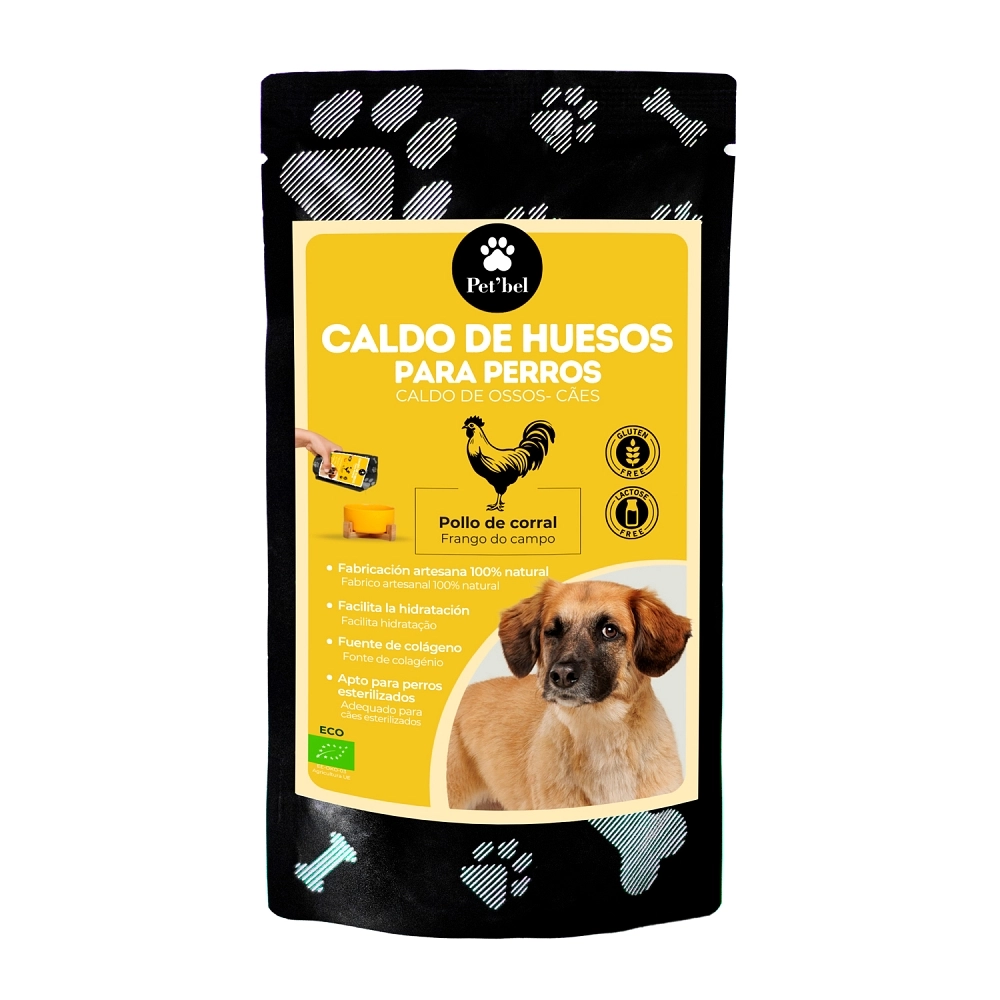 PET´BEL CALDO DE HUESOS PARA PERROS DE POLLO 230ml