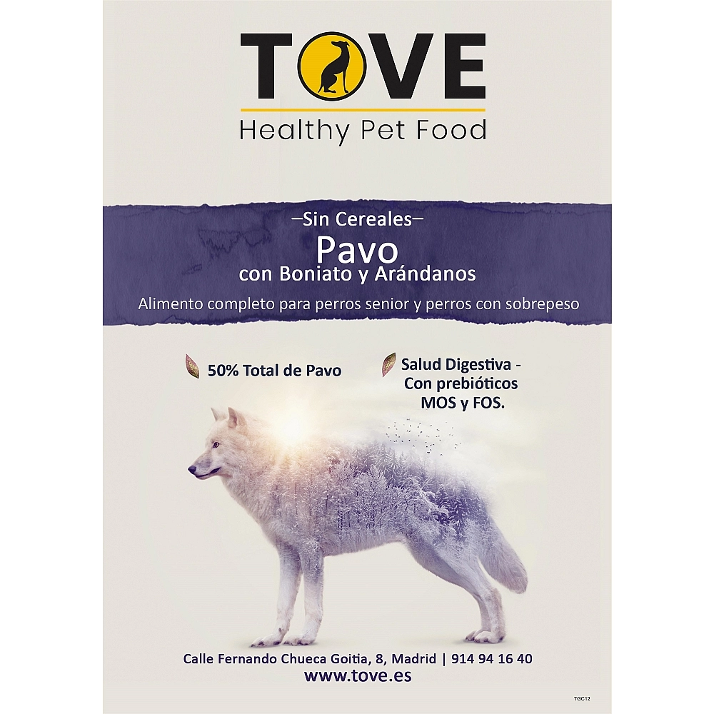 TOVE SENIOR LIGHT PAVO (SIN CEREALES)