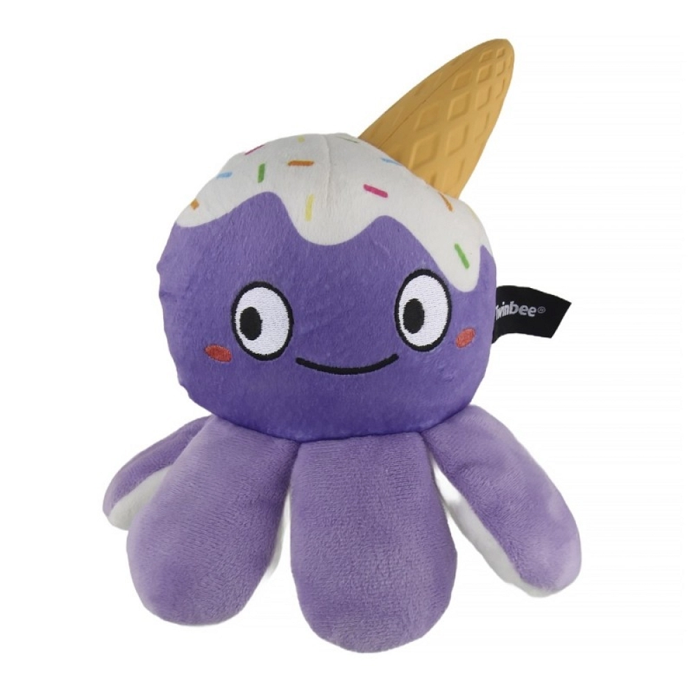 TWINBEE PULPO DE PELUCHE 2 EN 1